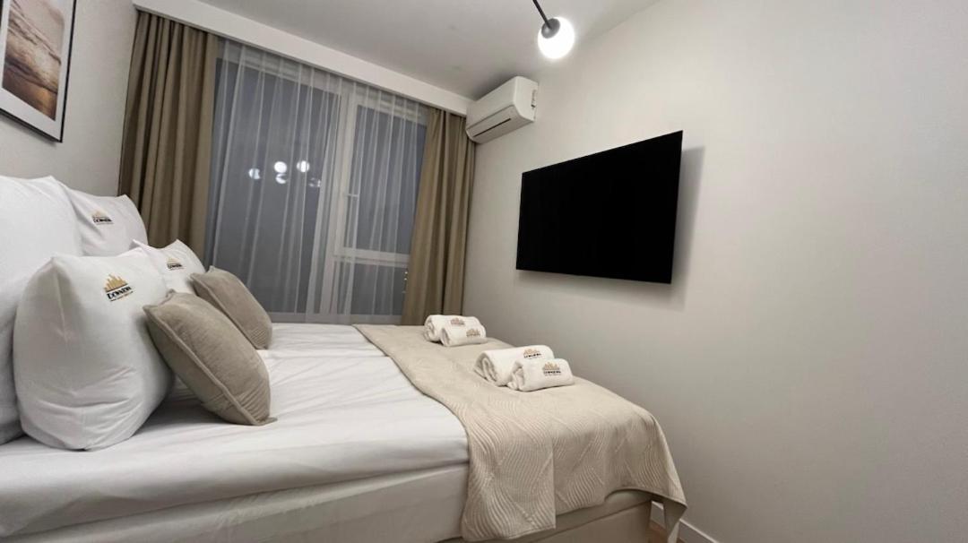 Chlebova - Riverside View Terrace, Free Parking, Gym & Kidsplay By Downtown Apartments غدانسك المظهر الخارجي الصورة
