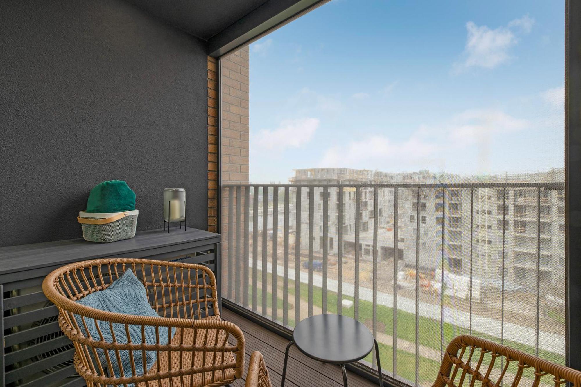 Chlebova - Riverside View Terrace, Free Parking, Gym & Kidsplay By Downtown Apartments غدانسك المظهر الخارجي الصورة