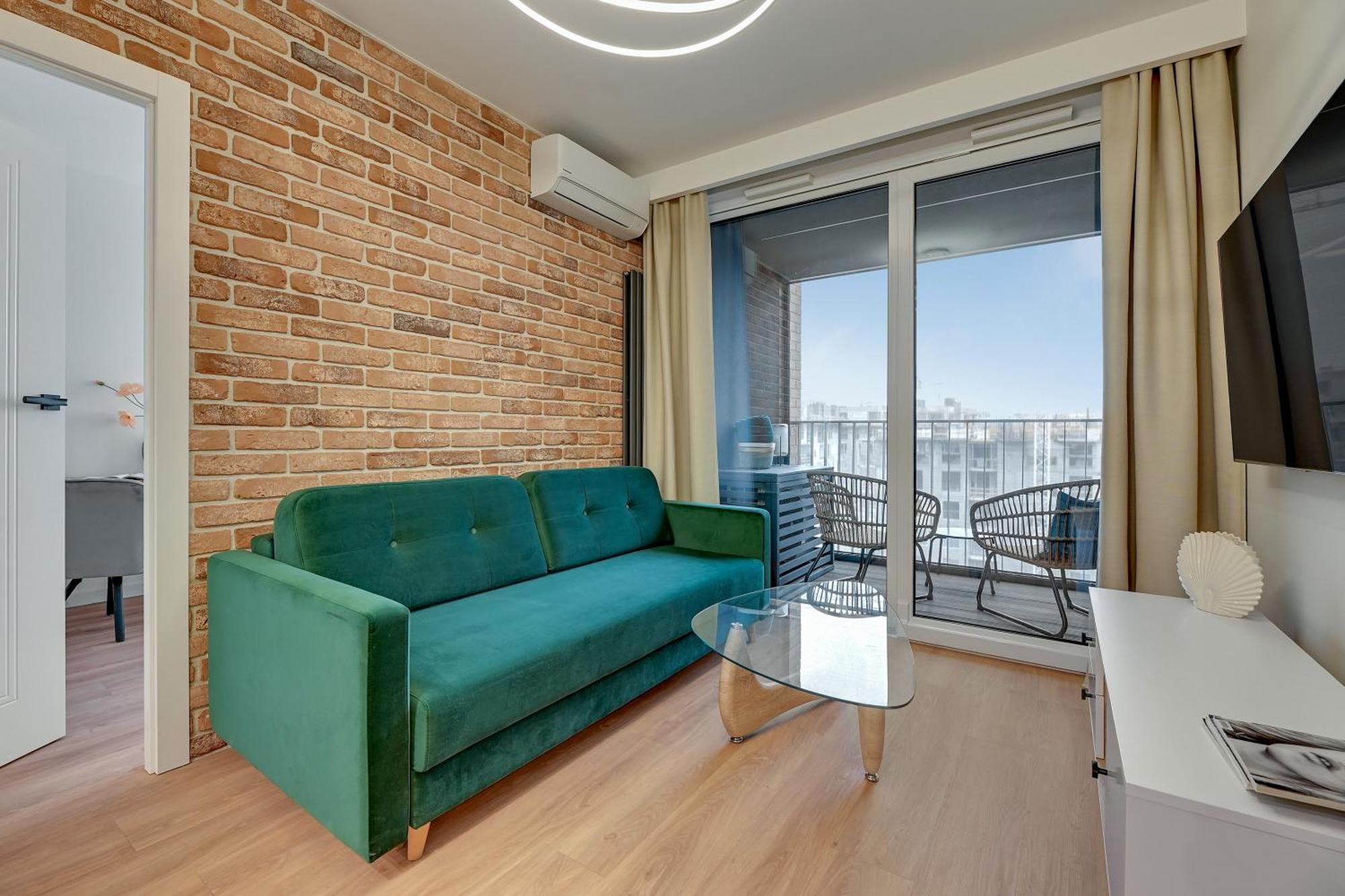 Chlebova - Riverside View Terrace, Free Parking, Gym & Kidsplay By Downtown Apartments غدانسك المظهر الخارجي الصورة