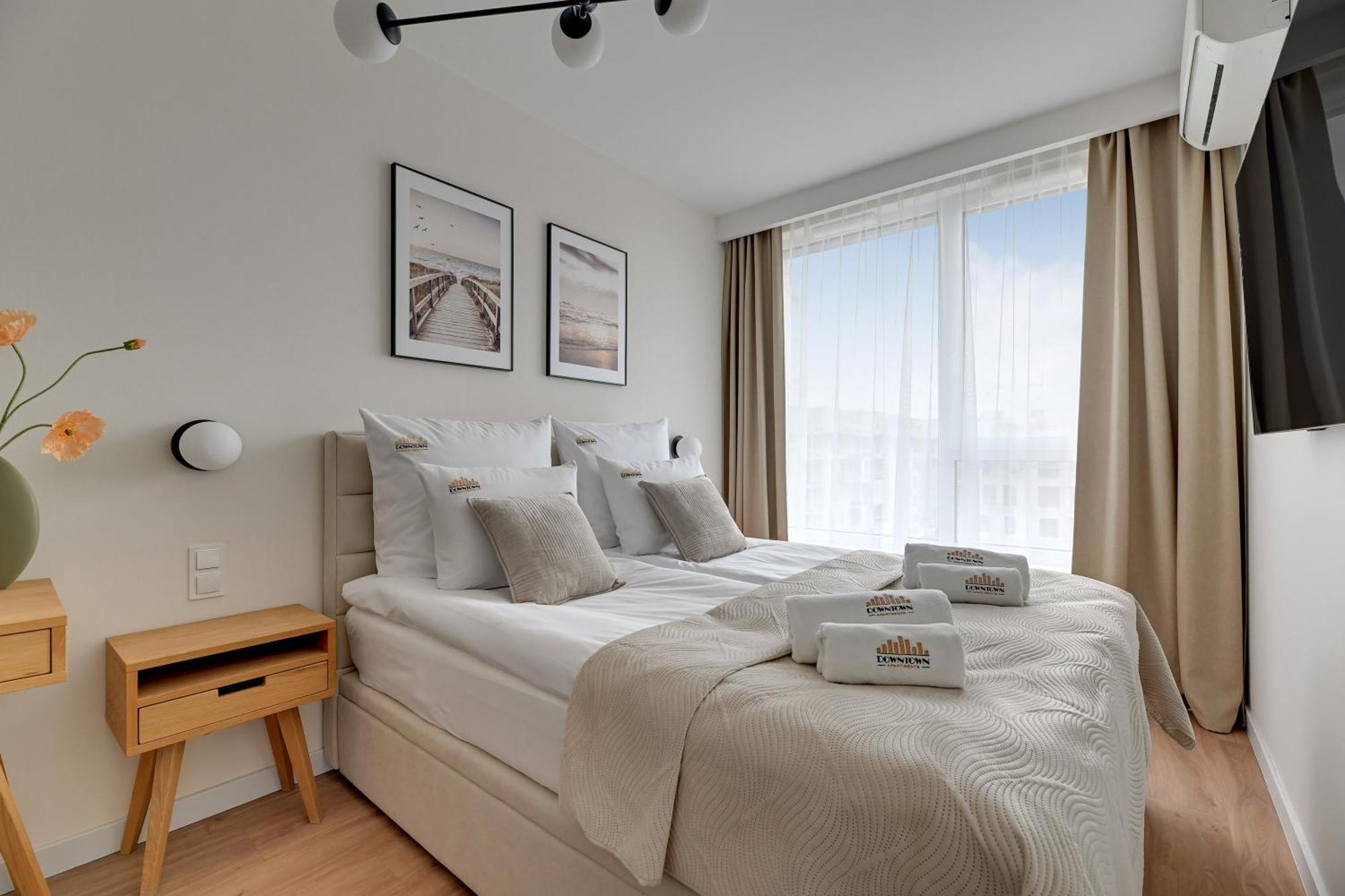 Chlebova - Riverside View Terrace, Free Parking, Gym & Kidsplay By Downtown Apartments غدانسك المظهر الخارجي الصورة
