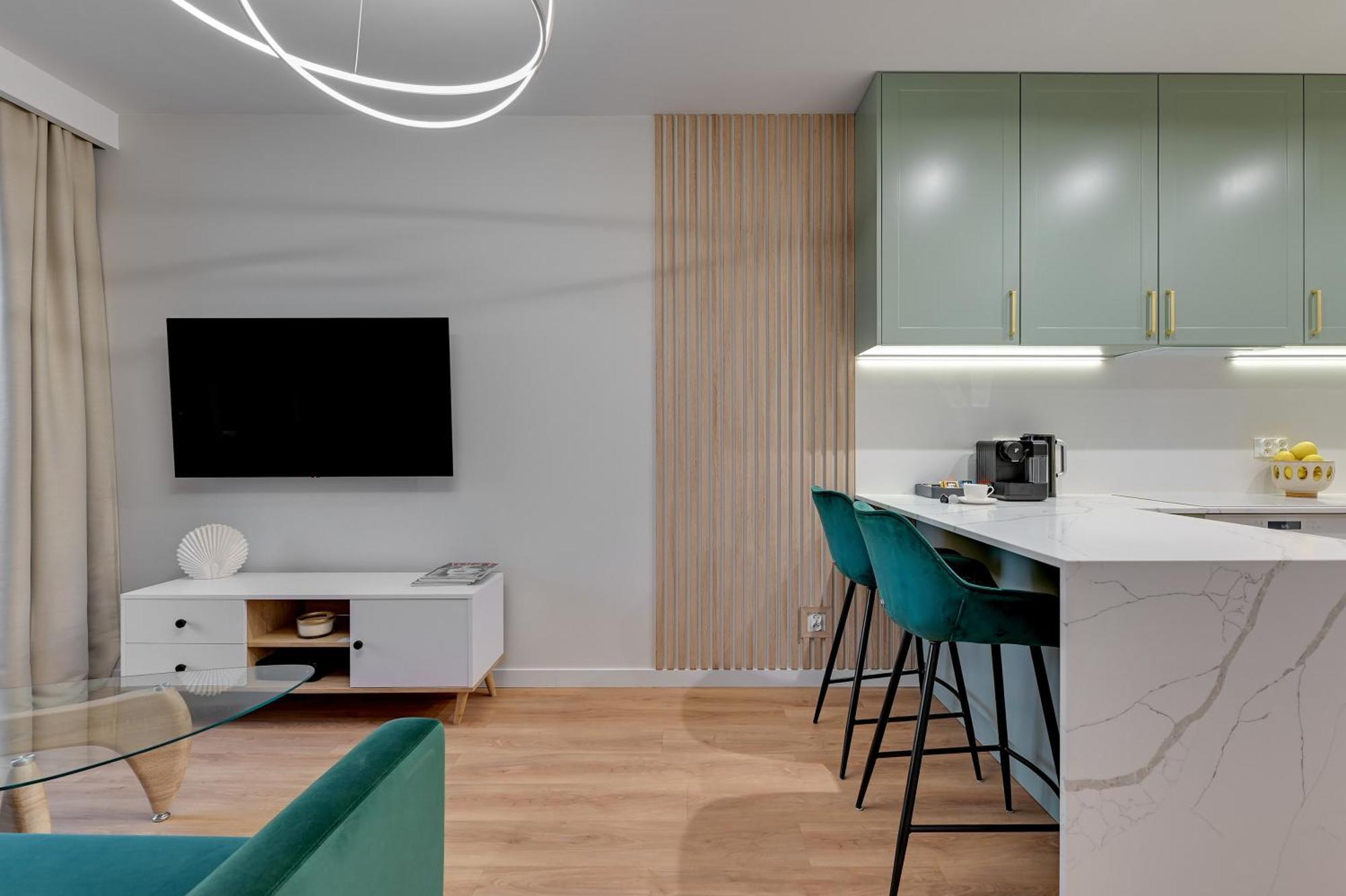 Chlebova - Riverside View Terrace, Free Parking, Gym & Kidsplay By Downtown Apartments غدانسك المظهر الخارجي الصورة